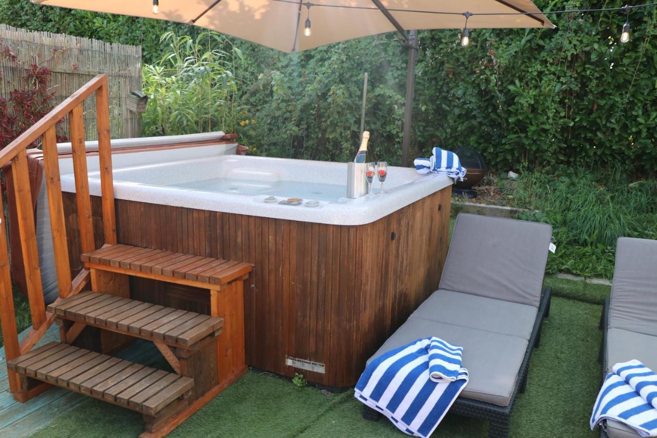 Palm 1 Park Home With Hot Tub Swanage Ngoại thất bức ảnh
